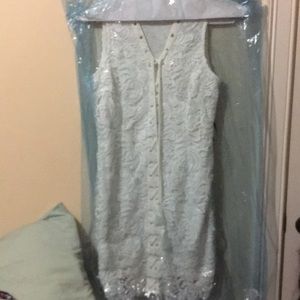 Brand spanking new white laced dress
